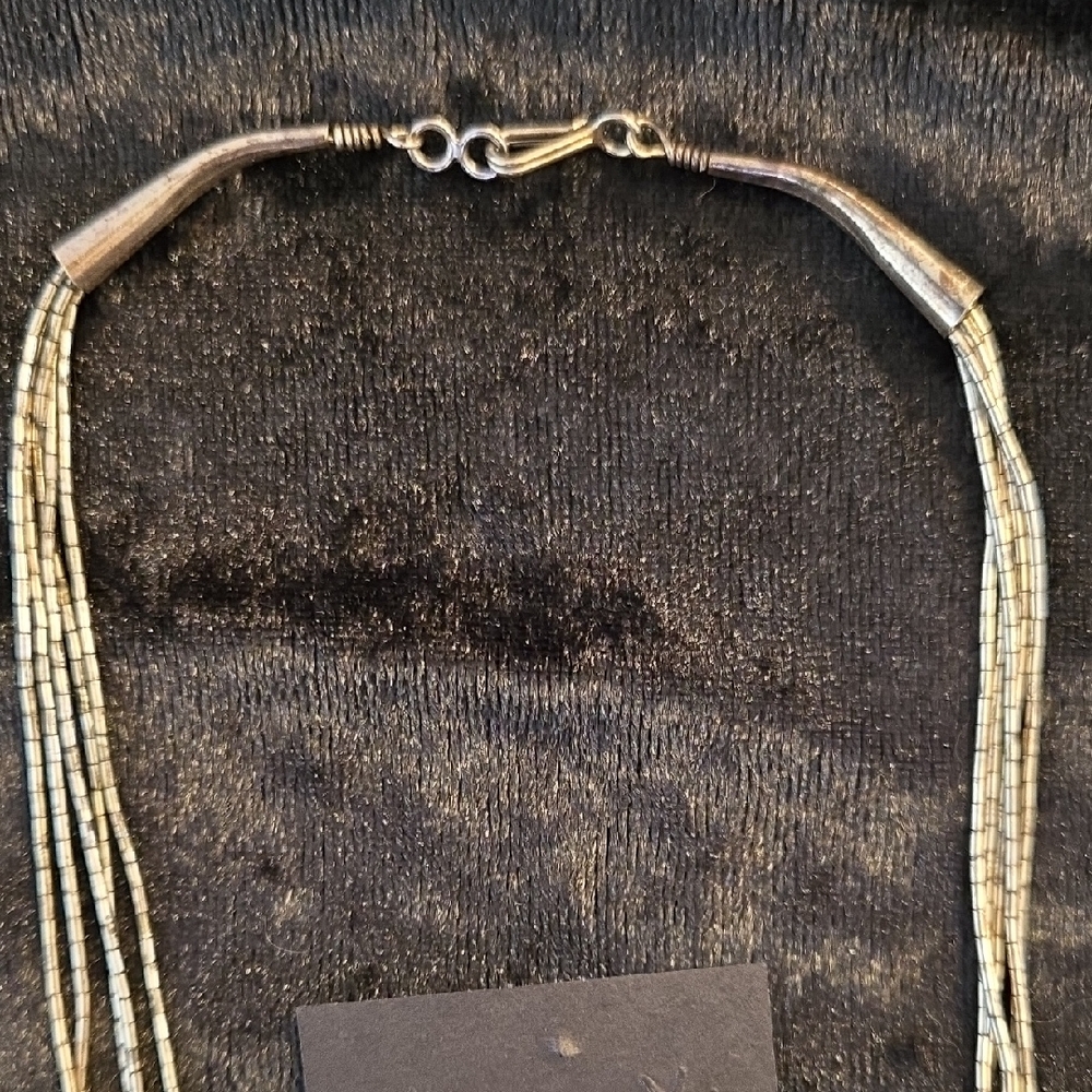 Source Unknown Elegant Sterling And Turquoise Nec… - image 5